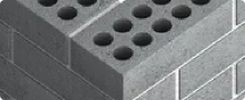Hollow sand-lime brick